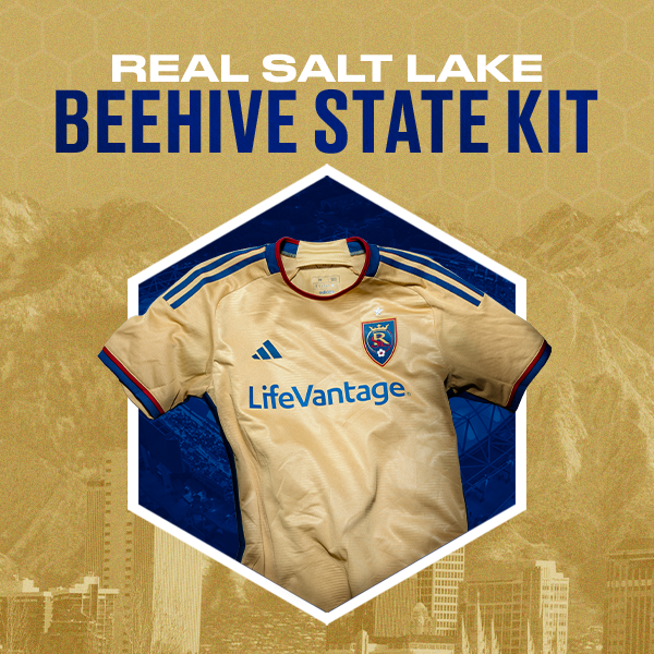 Real Salt Lake adidas 2023 The Beehive State Kit Authentic Custom Jersey -  Gold