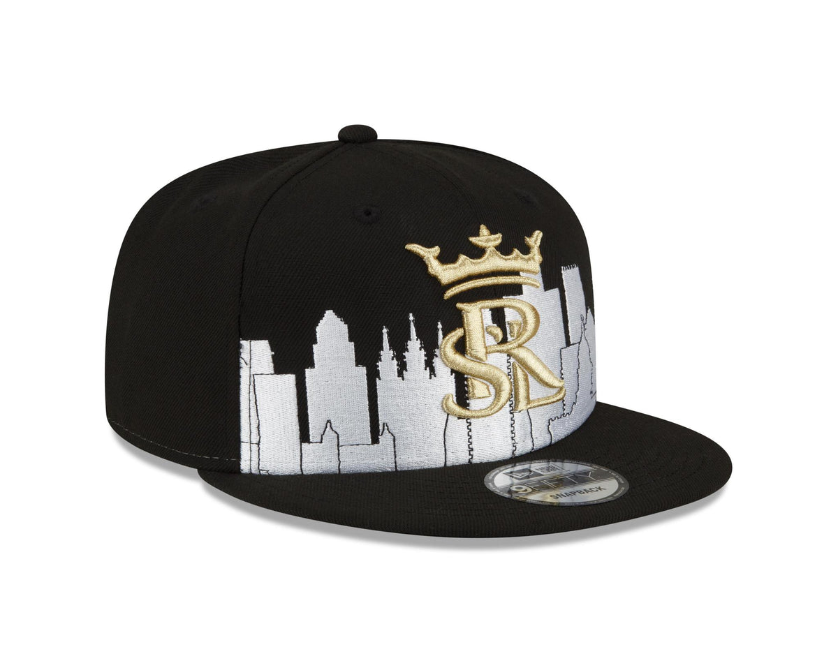 Rings & Crwns Dallas Skyline Snapback Adjustable Hat - Black