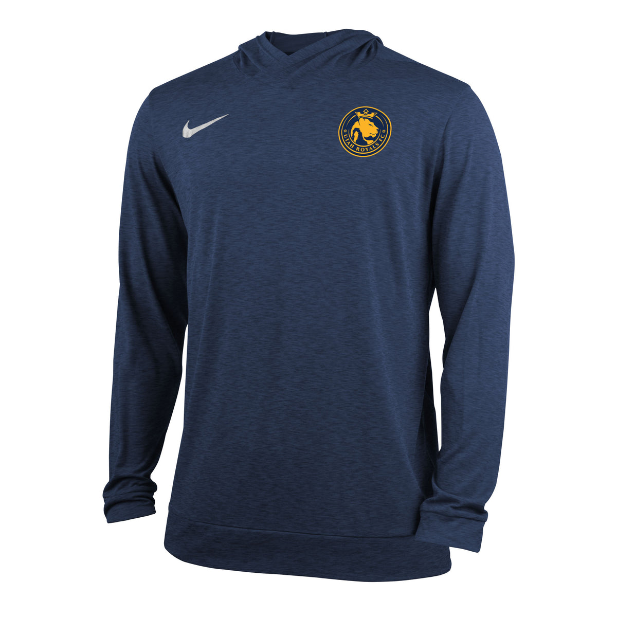 Utah Royals FC Nike Mens Navy/Gold Dry Top Hooded Long Sleeve