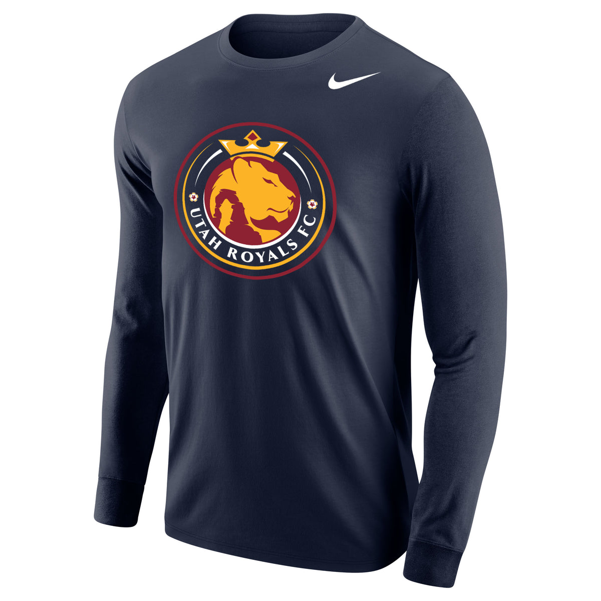 Utah Royals FC Nike Mens Navy Core Cotton Long Sleeve Shirt – The