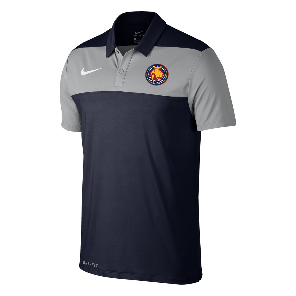 Utah Royals FC Nike Mens Navy Color Block Polo – The Team Store