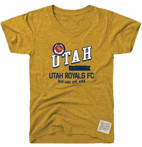 Utah Royals FC Nike Youth Gold Logo Short Sleeve Shirt – The Team