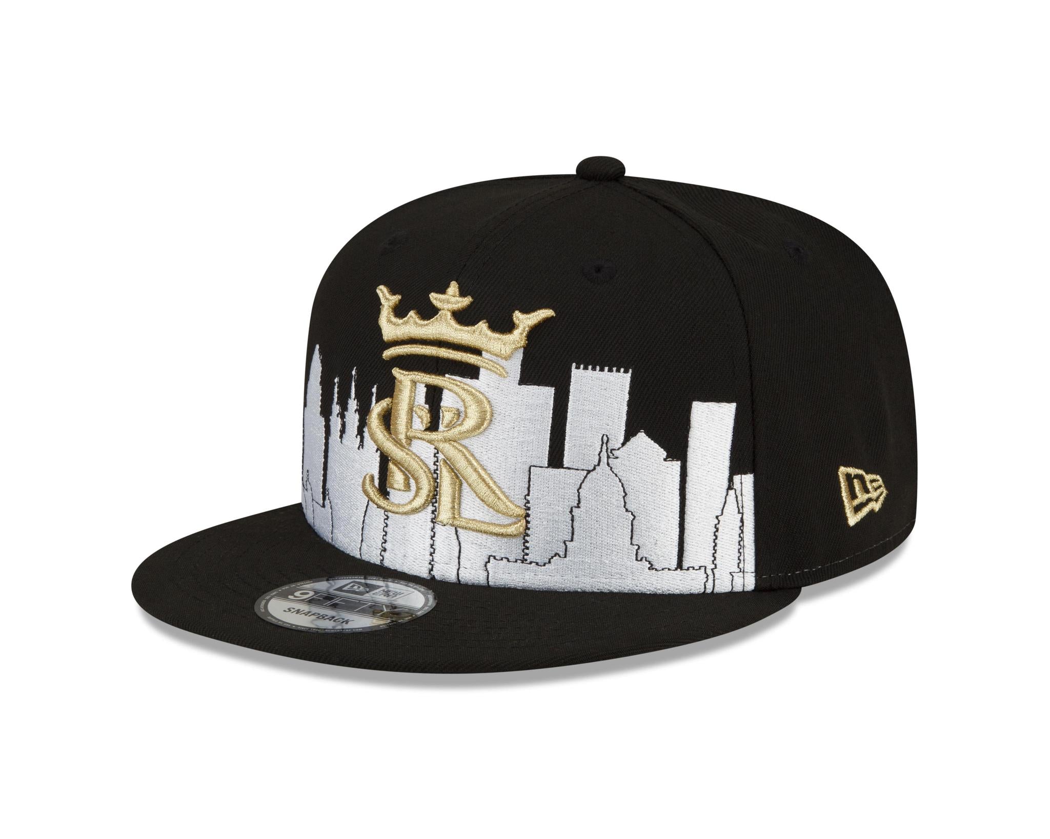 Rings & Crwns Dallas Skyline Snapback Adjustable Hat - Black