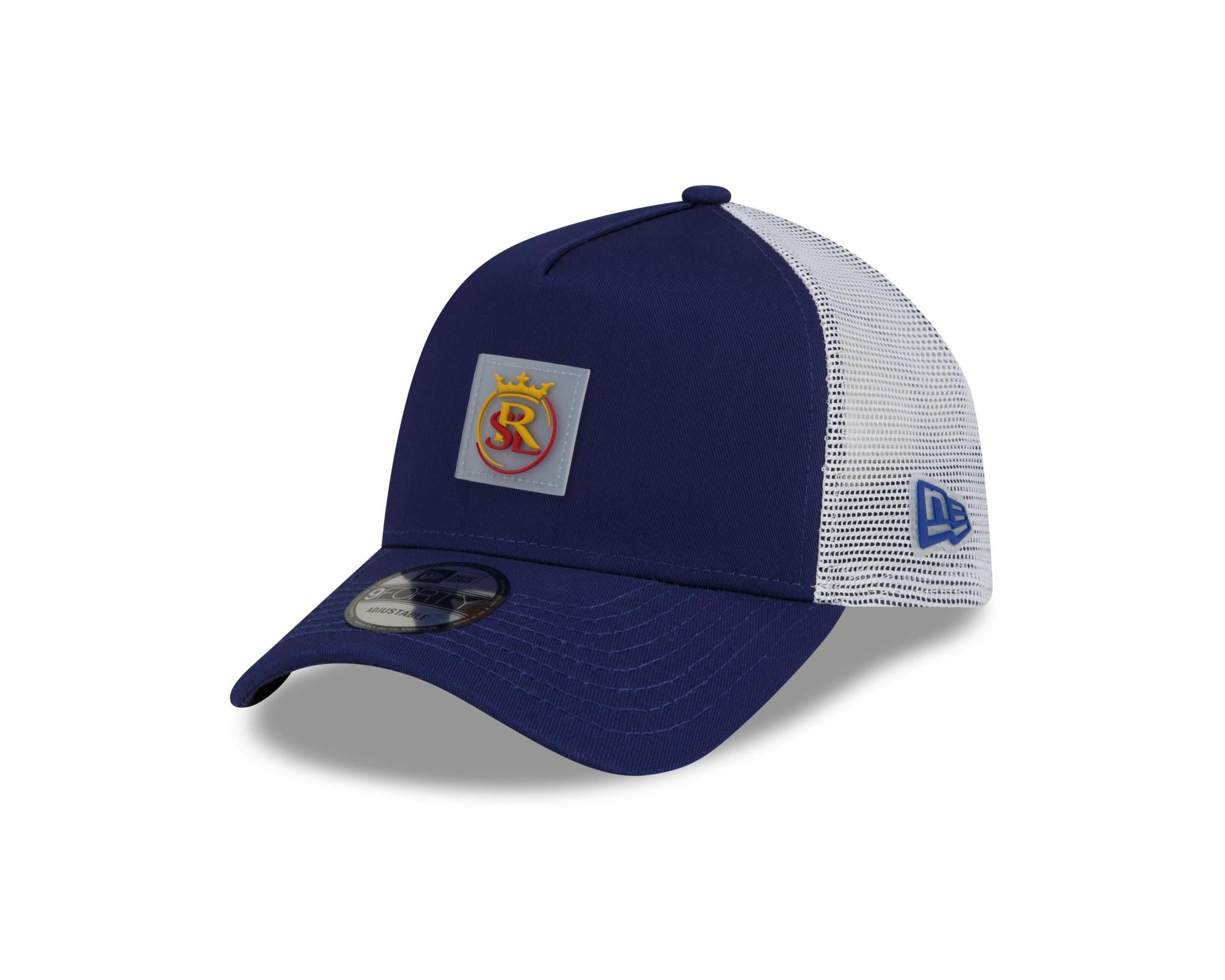 RSL New Era Blue & White A-Frame 9forty Trucker – The Team Store