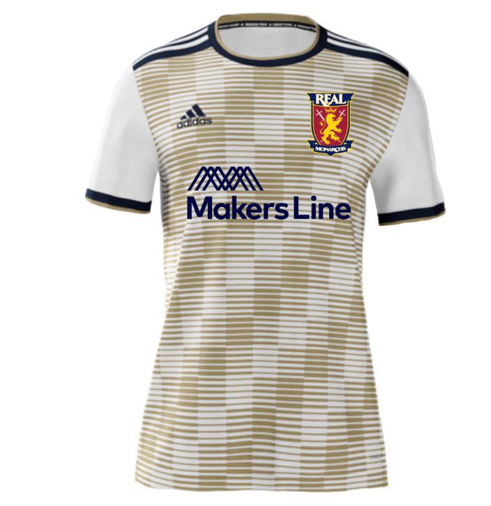 Real Monarchs Adidas 2023 Royalty White/Gold Secondary Jersey – The Team  Store